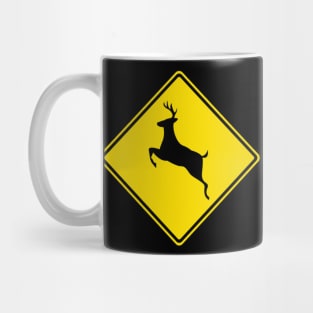 Deer Crossing Sign Mug